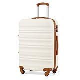 Coque rigide en ABS + poignée en aluminium : nos valises sont fabriquées en matériau ABS dur, elles sont solides, légères et résistantes aux rayures. La poignée télescopique en aluminium permet de pousser ou de tirer la valise avec peu d'effort.