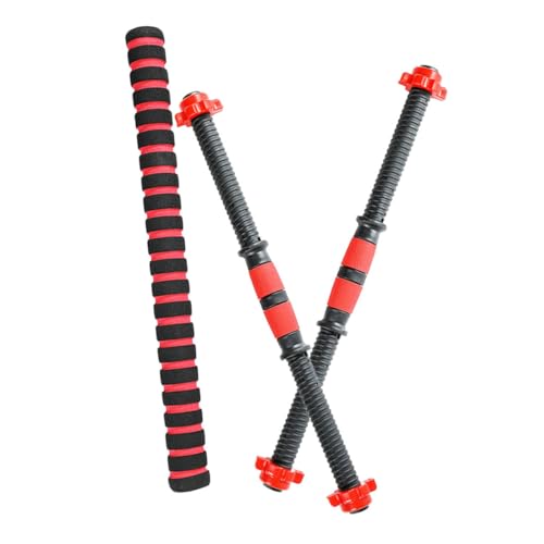Barre de connexion haltère Mikinona avec écrous pour musculation des bras