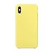 SURPHY Designed for iPhone Xs Max Case, Thickened Liquid Silicone Phone Case for iPhone Xs Max 6.5 inches, Yellow
