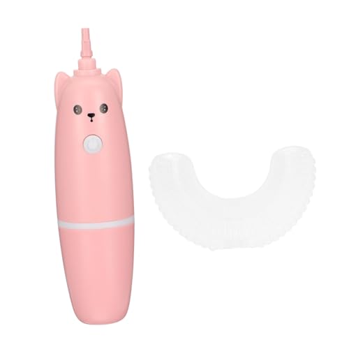 Ipetboom Cepillo Eléctrico Infantil Forma Cerdas Suaves para Limpieza Dental Niñas Fácil Uso y Vibración Silenciosa