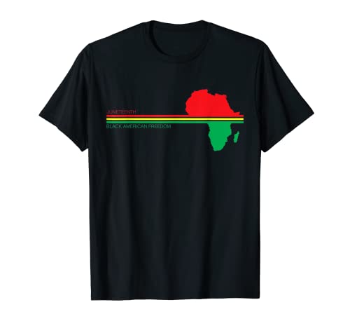 Juneteenth Africa Map Black History Juneteenth Juni Vintage T-Shirt