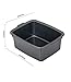 Addis 502813 Plastic Butler Large Rectangular Bowl, Metallic Silver, 12.5 Litre