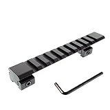 BVGD 11mm Dovetail to 20mm Picatinny Weaver Rail Riser Mount Adapter for Rifle Scope