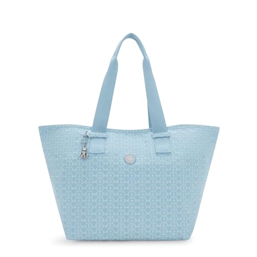 Kipling Raaja Printed Denim Tote Bag