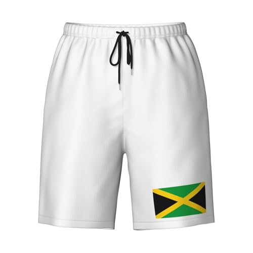 Flag of Jamaica Mens Swim Trunks Quick Dry Board Shorts 7" - Hawaii Beach Swimwear2
