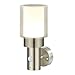 Produktbild Außenleuchte mit Bewegungsmelder, LED Außenlampe für Garten Balkon - Edelstahl, 3000K Warmweiß Licht, 600Lumen, IP44 Dichtung, Bewegungssensor, Energieklasse A+ Lampen nicht lnklModel 1773SEN
