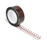 Honbay 1.89 Inch 153 Yards Baseball Stitch Tape Decorative Adhesive Baseball Tape Sports Ball Baseball Pattern Stitching Tape Creative Packing Seam Tape for Crafts Bag Box Wrapping Decorations