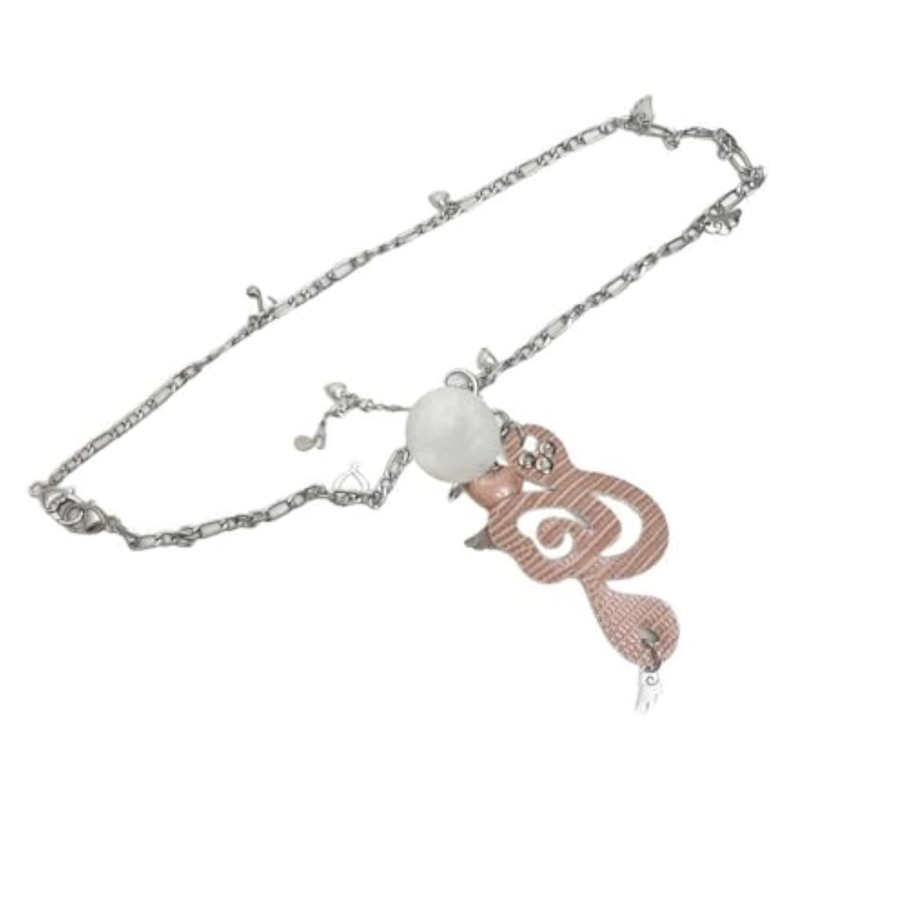 [Aurgiarme] Collar musical único con temática musical, joyería ajustable para amantes de la música y creadores de tendencias, フリーサイズ, Como se describe, No es una piedra preciosa