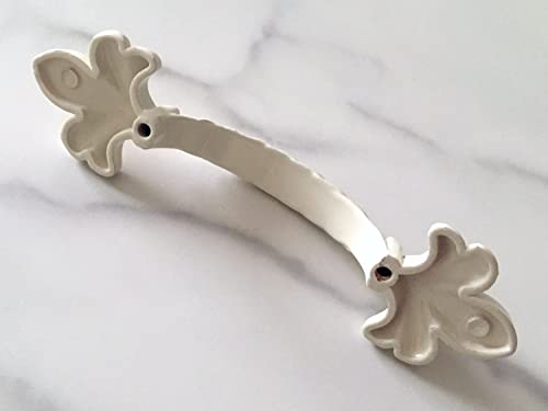Poignée bouton commode Fleur de Lis pour tiroir et meuble de cuisine - 6