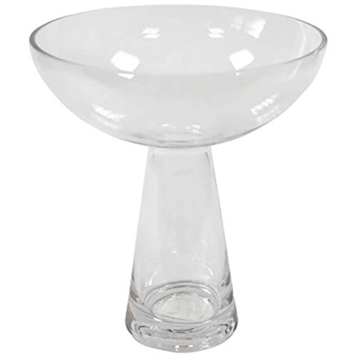 S R/VER3009-1 Coupe en Verre sur Pied 20cm - Vase Transparent épais