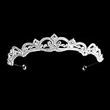 👑【Anlass】: Dieses Hochzeits-Diadem ist geeignet für Hochzeiten, Geburtstagsfeiern, Verlobungen, Abschlussbälle und jede Gelegenheit, bei der Sie noch charmanter aussehen möchten. Geeignet für die meisten Damen und Mädchen.