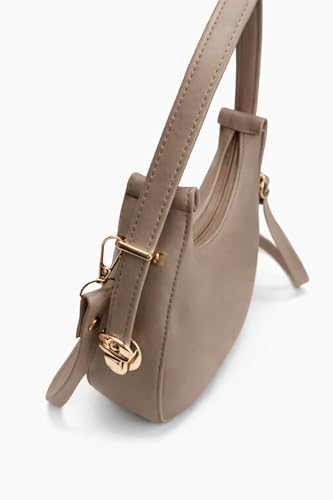 Image of Women's Shoulder & Sling Bag with Zipper Closure, Detachable Long Strap, Spacious Single Compartment Handbag for Daily & Office Use | Trendy Design