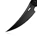 KUBEY Scimitar KU231 10.4in Fxied Blade Hunting Knives with 5.4in Trailing Point D2 Blade and G-10 Handle for Outdoor Survival Camping and Bushcraft, w/Kydex Sheath (Coating)