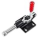 Toggle Clamp 90 Degree Capacity 227Kg 500Lbs 32mm Plunger Stroke Push Pull Toggle Clamp Rod Arm Welding Machine Operation Mold