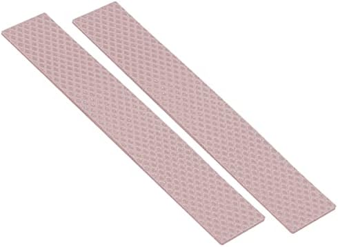 Thermopad Thermal Grizzly Minus Pad 8 - Silicone, Self-Adhesive, Thermally Conductive Thermal Pad - Conducts Heat and Cools The Heating Elements of The Computer or Console (120 × 20 × 1.0 mm, 2 Units)