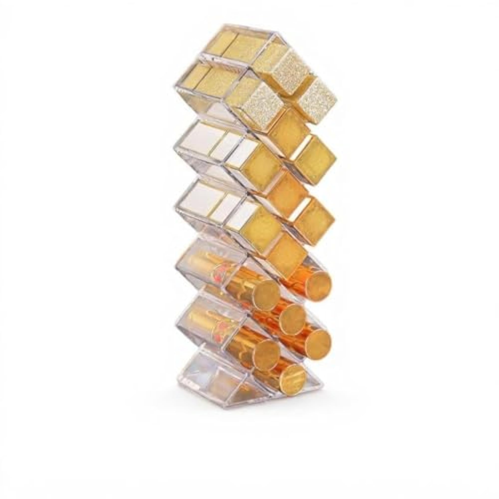 Fish Shape Lipstick Organizer with Lid, 16 Slots