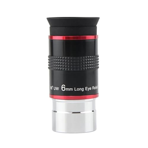 Ocular de telescopio astronómico de 6 mm para observar el espacio con gran angular de 68° 5