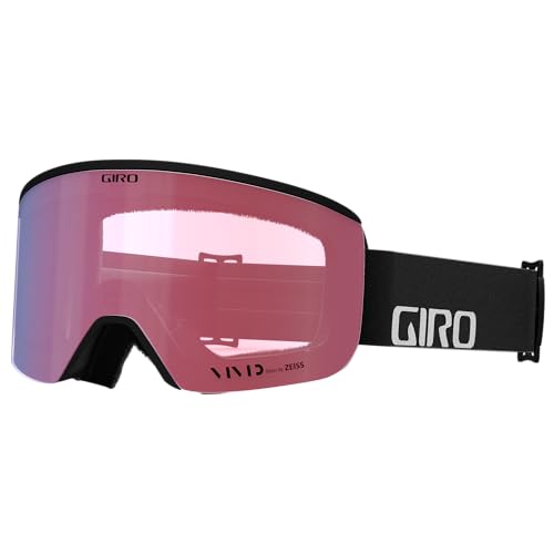 Giro Axis Asian Fit Adult Snow Goggle - Black Wordmark Strap with VIVID Ember/VIVID Infrared Lenses by Giro - Image 3