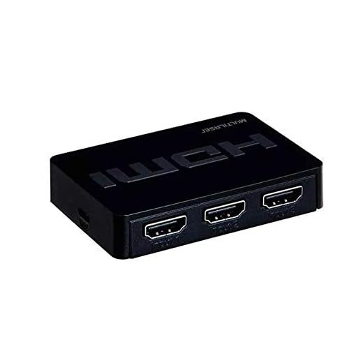 Switch Hdmi 3 Portas 3 em 1 Preto 18M Multi - WI290