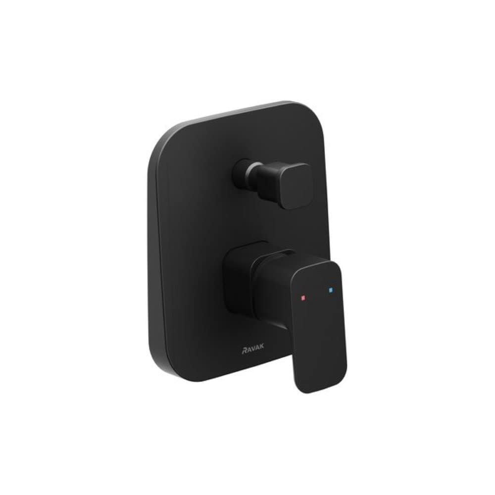Robinet de baignoire encastré RAVAK Noir TD F 061.20 à 2 fonctions