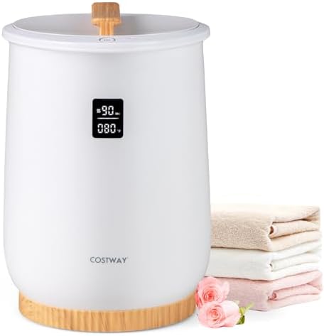 COSTWAY 20L Towel Warmer for Bathroom, Luxury Heated Towel Warmer...