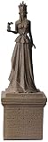 Tamaño: 32,5x11x11cm. Wyxy Escultura de la Estatua de Atenea - Figura de Diosa de la Guerra de la sabiduría y Las Artes, Adorno de Resina de Escritorio