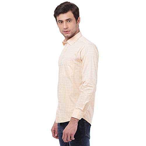 Image of TAHVO Men's Regular Fit Long Sleeves Cotton Formal Shirt