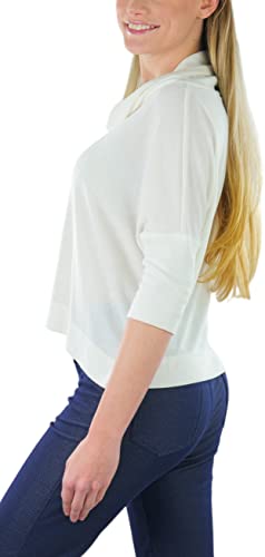 Image of ToBeInStyle Women's Classic Knit Fold Over Turtleneck Pullover