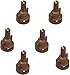 Pack of 6 - TeeJet Air Induction Flat Spray Tips Brown 110? Polymer Visiflo Farmer Bob