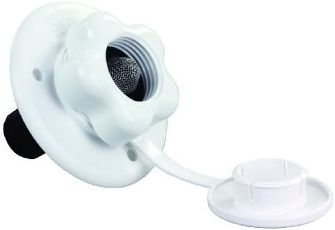 JR Products 160-85-A-2P-A Polar White City Water Flange by JR Products