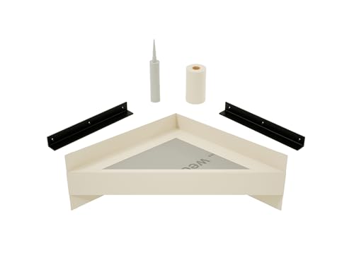 The Original Granite Bracket-The Original (18x18) Floating Corner Shower Bench