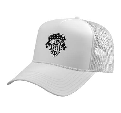 Gorra Trucker Blanca con Malla Ajustable Washington Spirit FC miniatura 1