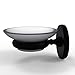 Allied Brass P1062 Prestige Skyline Collection Wall Mounted Soap Dish, Matte Black