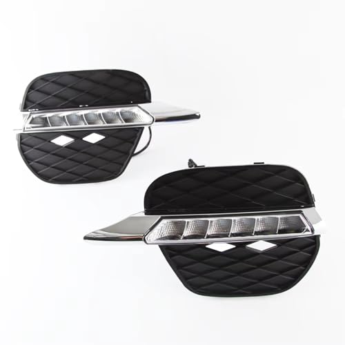 Feu brouillard pour BMW X5 E70 2011-2013 avec clignotant LED blanc