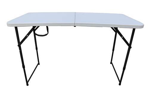 AMAZE" (4' x 2', Variable Height Folding Garden Restaurant Food Parlor Ice Cream Parlor Cafeteria Farm House Canteen Catering Home Household Dining Table - Rectangular-image-14