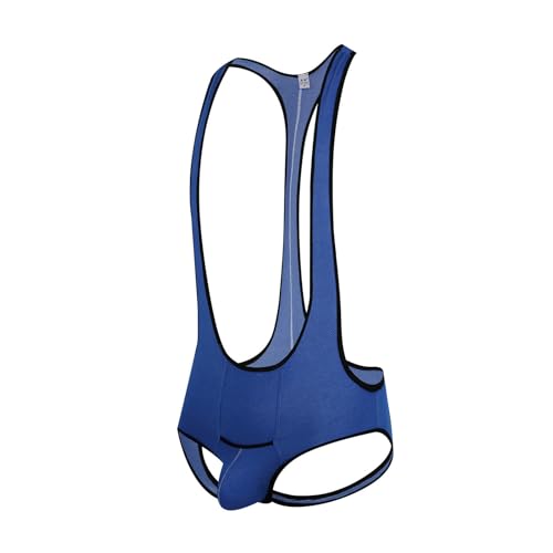 Cambkatl Men's Cutout Leotard Underwear One-Piece Bodysuit Stretch Jockstrap Wrestling Singlet Sexy Lingerie Thong Jumpsuits