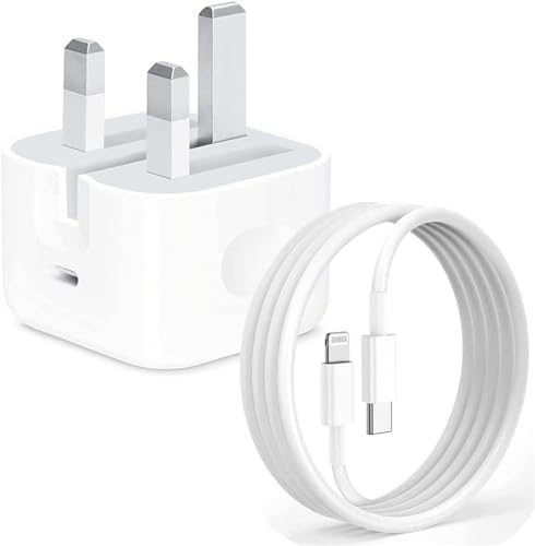 Case Logic 20W USB C Wall Fast Charger with 2m USB C to Lightning Cable 【Apple MFi Certified】Compatible with iPhone 14/14 Pro/14 Pro Max/13/12/SE2020/11/XR/XS Max/X/iPad, ect…