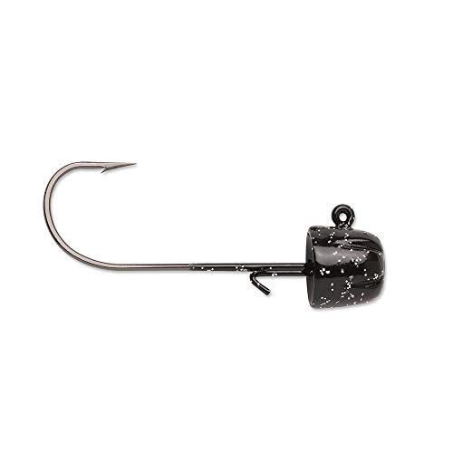 VMC, Finesse Half Moon Jig, 1/8 oz, Black, Package of 4 (FHMJ18-BK)