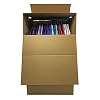 UBOXES Space Savers Wardrobe Moving Boxes With Hanger 20 x 20 x 34 (3 Pack)