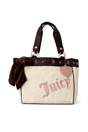 Juicy Couture Angel Chocolate & Cream Vintage Dreams Daydreamer Tote Bag