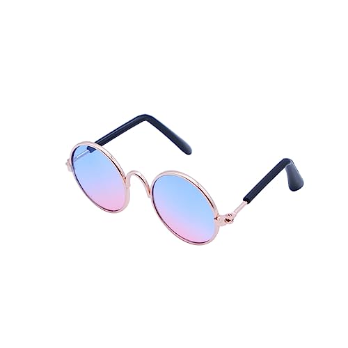 BESPORTBLE Stylish Pet Sunglasses for Small Dogs and Cats Metal Frame Fashion Glasses Uv Protection for Pet Photography