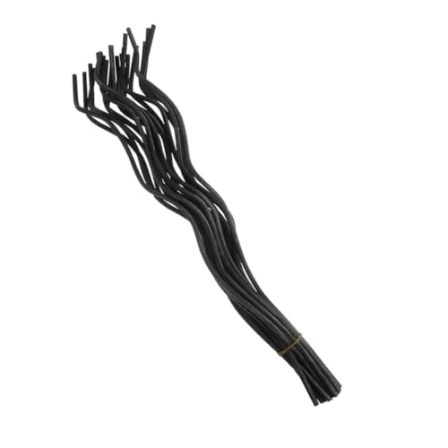 DEARMAMY Varillas Difusoras de Perfume de Ratán Negro 280 MM 20 Unidades Reemplazo para Difusores de Aroma Ecológicas y Porosas Ideales para Ambientar el Hogar y Crear Ambientes