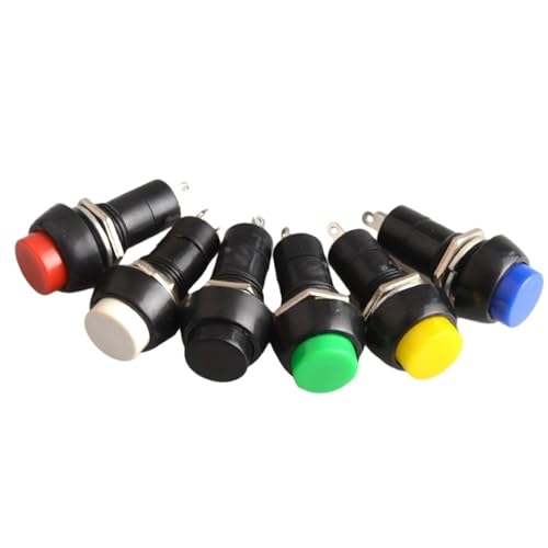 Interrupteur à bouton-poussoir momentané 12mm pour customiser vos consoles de jeu de salon