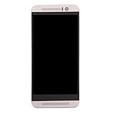 Pantalla LCD y ensamblaje completo del digitalizador con marco para HTC One M9 (gris)