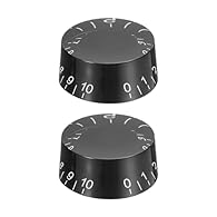 This guitar top hat bell knobs set which has top-hat bell shape suits vintage guitars and modern pedal boards. Electric guitar knobs designed for electric guitars, bass amps, effects pedals,tube amps, synthesizers, and DIY audio gear. Electric Guitar...