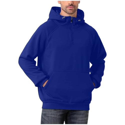 Sudadera sin mangas hombre chaqueta de color liso holgada con doble forro talla S
