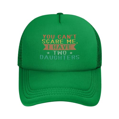 Tu ne Peux Pas me Faire Peur, J'Ai Deux Filles, Casquette en Maille pour Hommes et Femmes, Casquette de Baseball réglable, ca