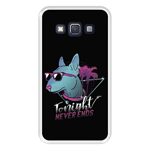 Mobilskal för [ Samsung Galaxy A3 2015 ] design [ Kvällen tar aldrig slut ] Transparent TPU flexibelt silikonskal