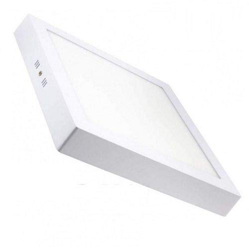 Plafón LED cuadrado, iluminación 18W (1700 lm), 6000K (luz fria)