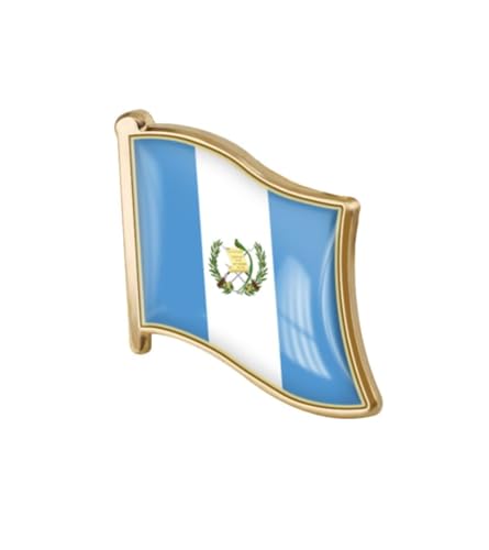 Image of World Most Countries Single Pin Brooch Badge United States USA America and Other Countries Cross Friendship Pin Badge for Men Women